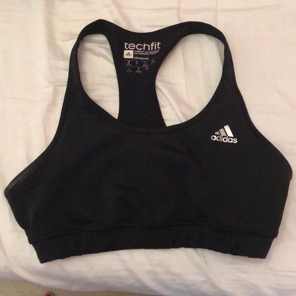 adidas Tops - Used / Worn Black Adidas Sports Bra